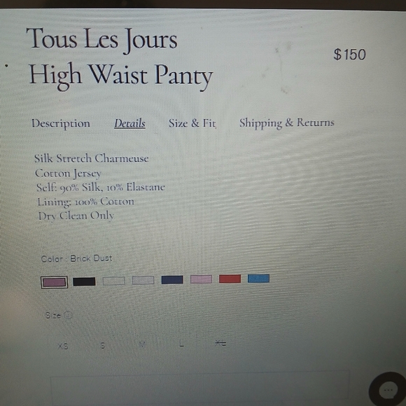 Bnwt Kiki De Montparnasse Tours Les Jours Soft Bra S And High Waist Bottoms - Picture 8 of 12